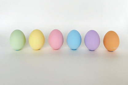 Pastel Ceramic Chicken Eggs, Dozen