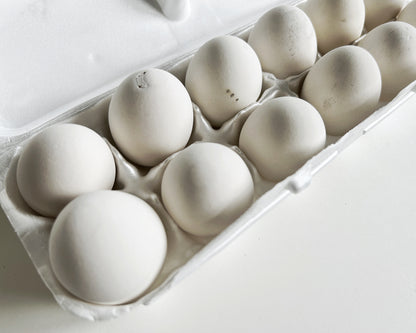 Seconds, White Chicken Eggs, 1 Dozen