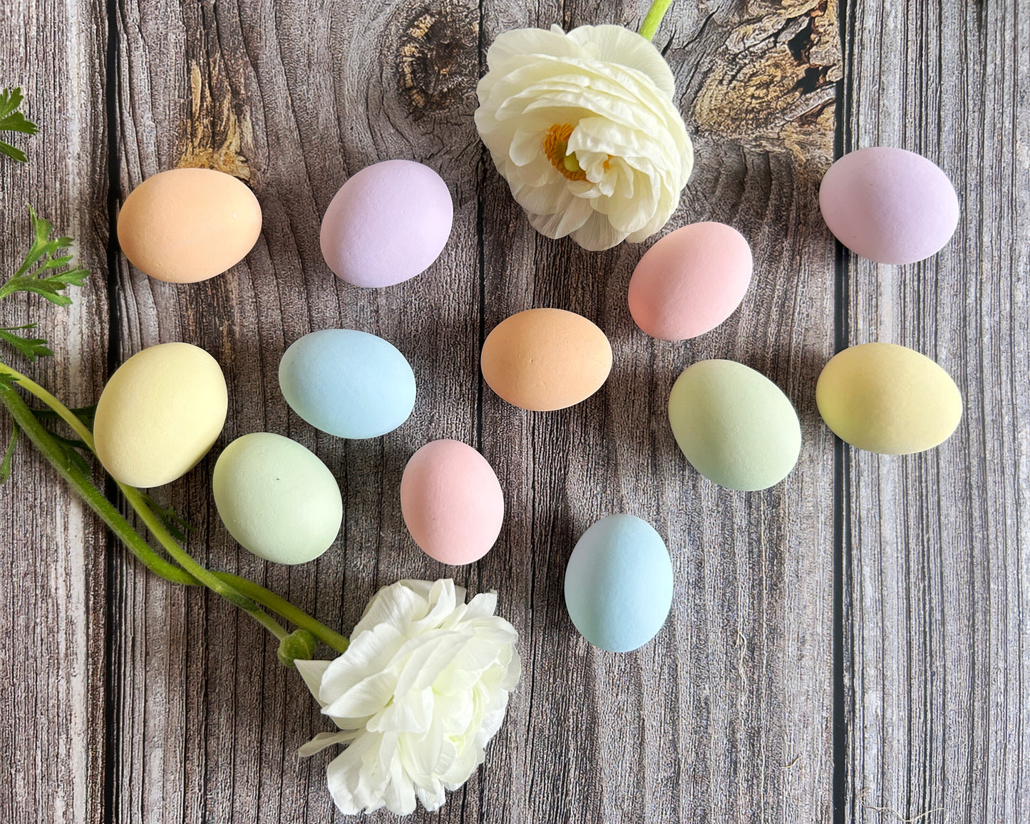 Pastel Ceramic Quail Eggs, Dozen